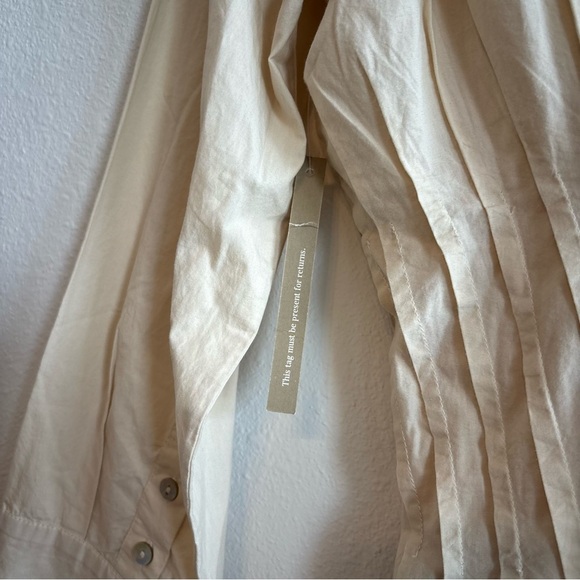 NWT Cleobella Rosabella Midi Dress Organic Cotton Boho Long Sleeve Button Down - Picture 13 of 16